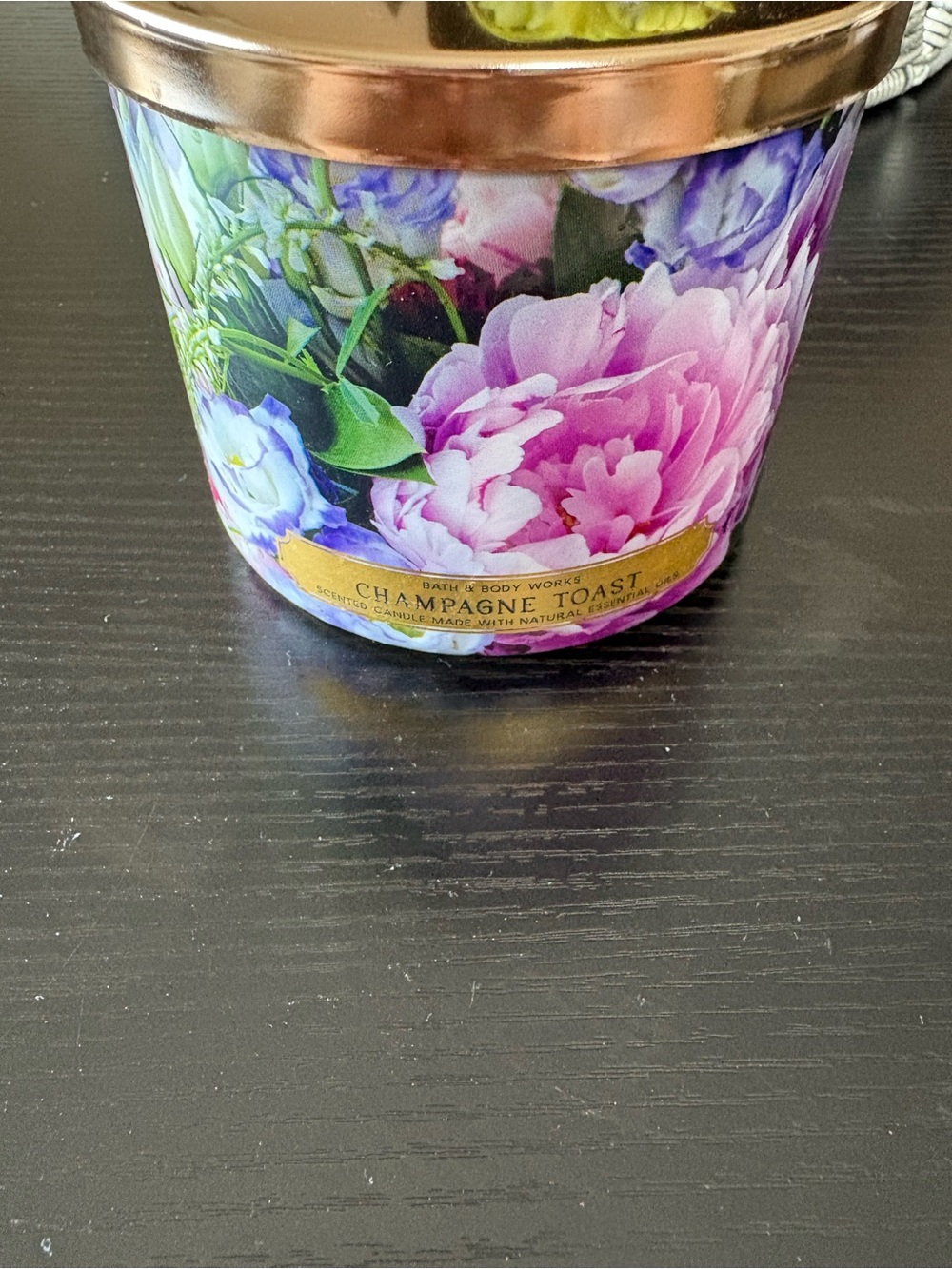 Bath and Bodyworks Champagne Toast Candle